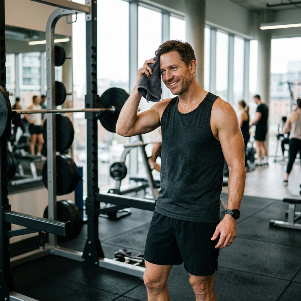 Former athlete reflecting after restoring his testosterone with DirectCare AI